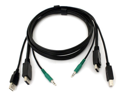 KVM USB DisplayPort Cable