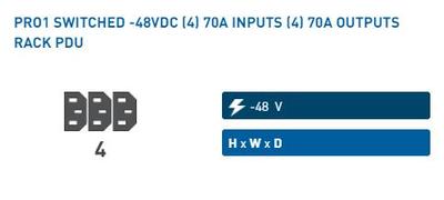 48DCWC-04-4X070-D0NB (-48 VDC)